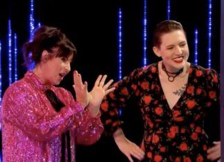 Бежанка от Украйна се съблече в ефира на британското шоу, за да намери двойка Голо привличане