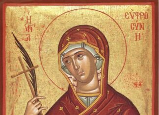 На 25 септември църквата почита Св. преподобна Ефросиния