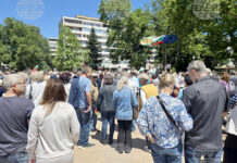 Граждани в Добрич протестираха в защита на българския лев и срещу въвеждането на еврото