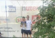 Камен Иванов с две вицешампионски титли на Държавното първенство по тенис за юноши до 14 години