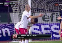 Георги Русев вкара трети гол за ЦСКА 1948