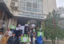 Служители на екоинспекцията в Стара Загора излязоха на протест с искане за достойно заплащане