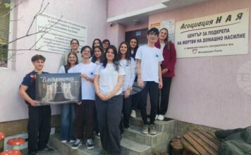 Ученици от Търговище подкрепят кампания срещу домашното насилие