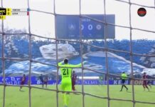 Силна символика в хореографията на сектор „Б“ за дербито с ЦСКА