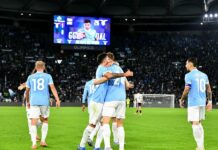 Лацио надви Каляри, Исаксен герой на „Олимпико“