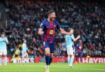 Хеттрик на Левандовски поведе Барселона към безценен успех над Селта Виго