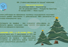 За обявените за неработни дни 31 декември и 2 януари ще се заплати с увеличение само извънредният труд