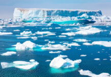 Гренландия залива Северното полукълбо.