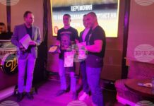 Кикбоксьорът Диян Димитров бе отличен за Спортист на Добрич за 2025 година