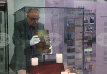 Реставрираната бойна икона на Десети пехотен Родопски полк е показана за първи път в изложба в Регионалния музей на Хасково