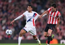 В СНИМКИ: Здравата битка между Атлетик Билбао и ПСЖ