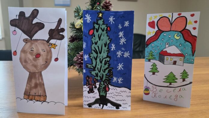 285 деца участваха в конкурса за най – красива коледна картичка‘2025