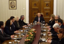 ПРЕДСТАВИТЕЛИ НА ДПС-НОВО НАЧАЛО НА КОНСУЛТАЦИЯ ПРИ ПРЕЗИДЕНТА /ВИДЕО/