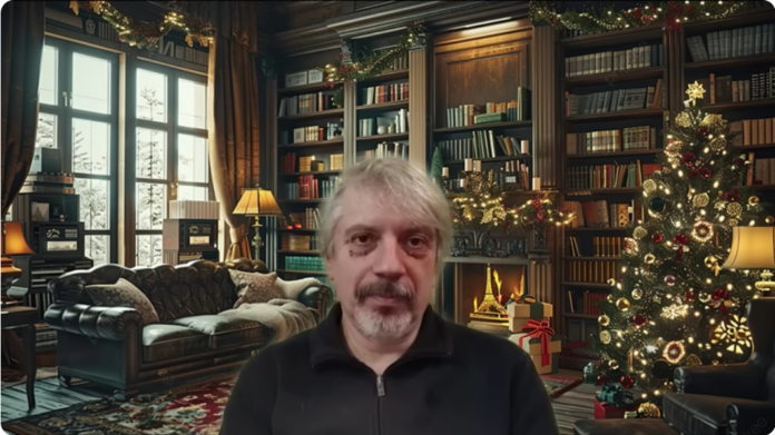 Screenshot 2025-12-29 at 14-34-34 Дядо Коледа дойде политиката прокле. На народа - пълна маса а грабещата класа - от яд да брадяса. - YouTube