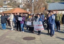 Жители на Смолян протестират срещу изграждането на фотоволтаична централа, заради която се изсичат дървета