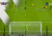 Фернандеш с втори гол срещу Уулвс, разписа се от дузпа