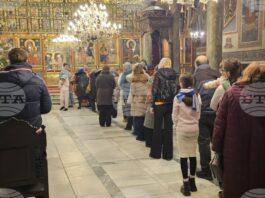 Житието на свети Йоан Кръстител беше припомнено на миряните в храмовете в неделята преди Богоявление