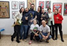 Осем татуисти от Монтана показаха своето творчество в обща изложба