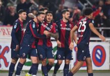 Болоня триумфира с дузпа над Удинезе