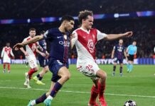 НА ЖИВО: Пари Сен Жермен 2:1 Монако, обрат за парижани, гостите с човек по-малко