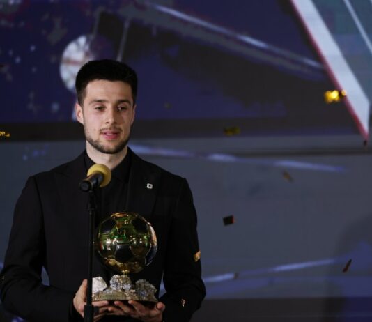 С много малка разлика: Илия Груев е "Футболист на годината" за 2025 г.