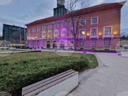 Сградата на Минна дирекция в Перник беше осветена в лилав цвят по повод Световния ден за информираност за епилепсията