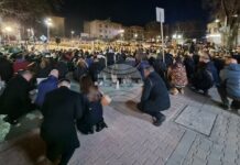 С тържествена заря-проверка пред Паметника на загиналите във войните шуменци завърши отбелязването на Трети март в областния град