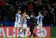 Реал Сосиедад се наложи над Осасуна в Ла Лига