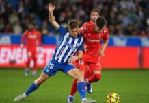 Алавес се спаси в края срещу Осасуна