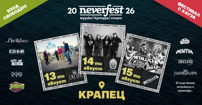 Neverfest 2026 – Фестивалът, който съчетава музика, море и кауза