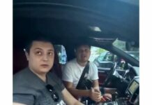 Напушените с райски газ в порше са заснети в Пловдив (Видео)