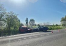 Камион и лек автомобил катастрофираха на околовръстния път на Стара Загора, няма данни за пострадали
