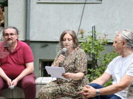 За романа „Опашката“ говориха писателят Захари Карабашлиев и преводачът Душко Кръстевски в Къщата за литература и превод в София