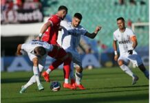 Резултати, голмайстори и програма за V кръг на I лига