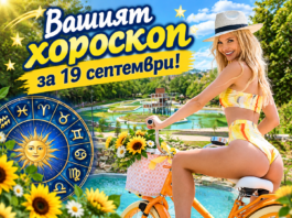 ВАШИЯТ ХОРОСКОП ЗА 19 СЕПТЕМВРИ