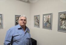 Художникът Йордан Йорданов-Данеси представи своите „Приказки в кашон“ в Плевен