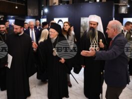 Вселенският патриарх Вартоломей и българският патриарх Даниил откриха изложбата „Света гора в София“
