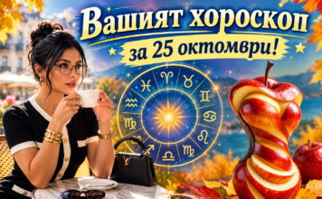 ВАШИЯТ ХОРОСКОП ЗА 25 ОКТОМВРИ + ВИДЕОПОЗДРАВ